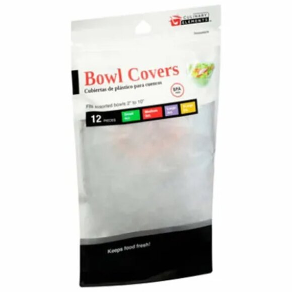 Bundle of 4 Packs of Culinary Elements Bowl Covers (48 Pcs Total) - Picture 3 of 5